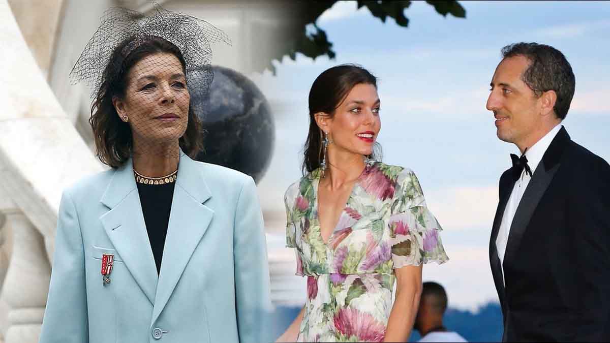 Charlotte Casiraghi Et Gad Elmaleh Leur Fils Raphael En Sortie Protocolaire A Monaco Aux Cotes De Caroline De Monaco